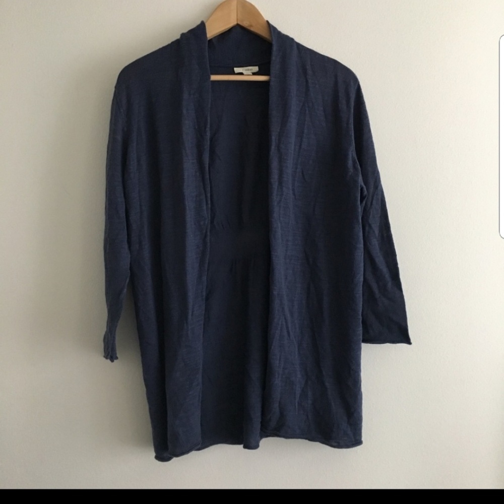 Carlson open front cardigan Navy